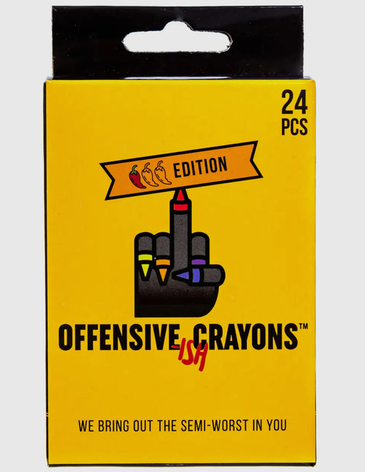Offensive-Ish Crayons