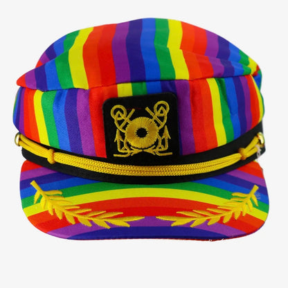 Rainbow Captain's Hat