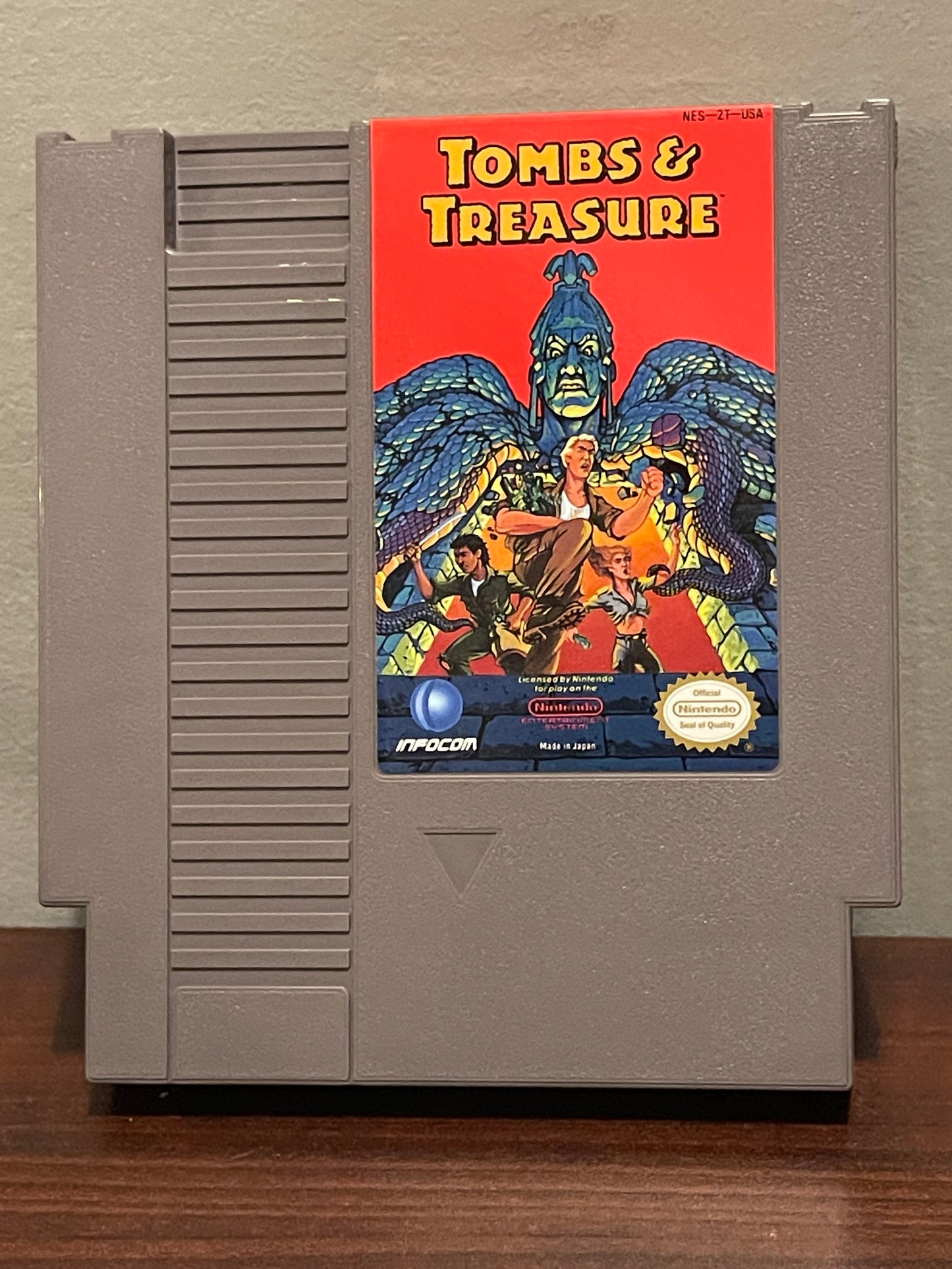 Tombs and Treasure NES Game Complete