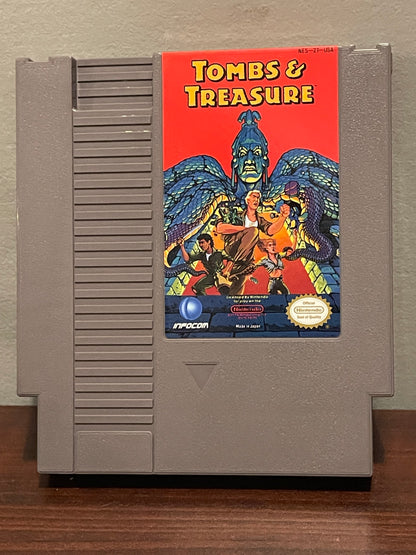 Tombs and Treasure NES Game Complete