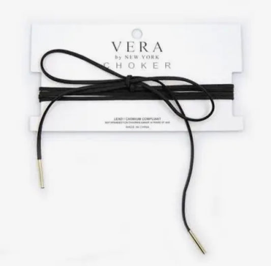 Black Suede Wrapping Choker
