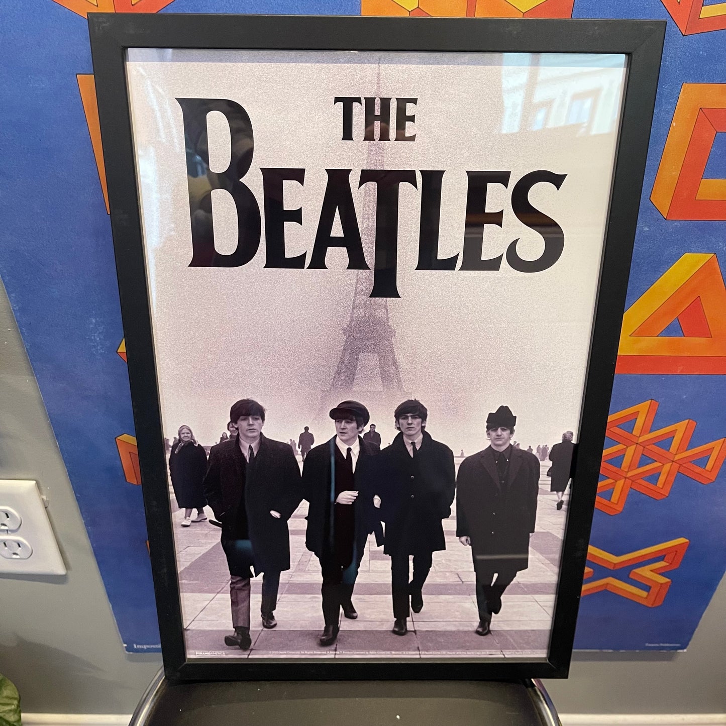 The Beatles Paris Poster (reprint)