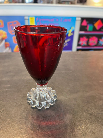 Set of 4 Berwick Boopie Ruby Juice Glasses