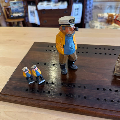 Old Captains Cribbage Board