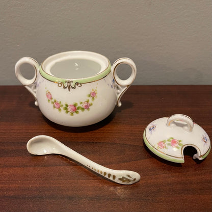 Nippon Covered Bowl with Spoon