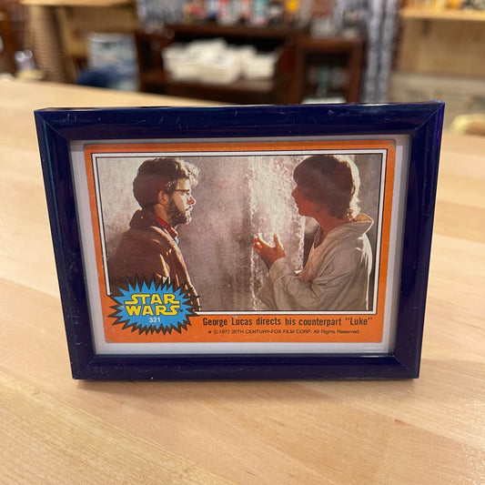George Lucas and Luke Trading Card
