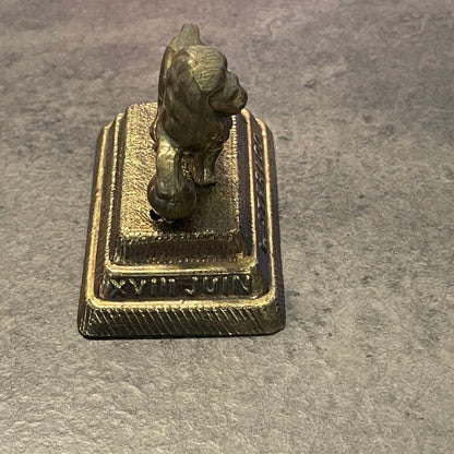 Brass Lion Waterloo Figurine