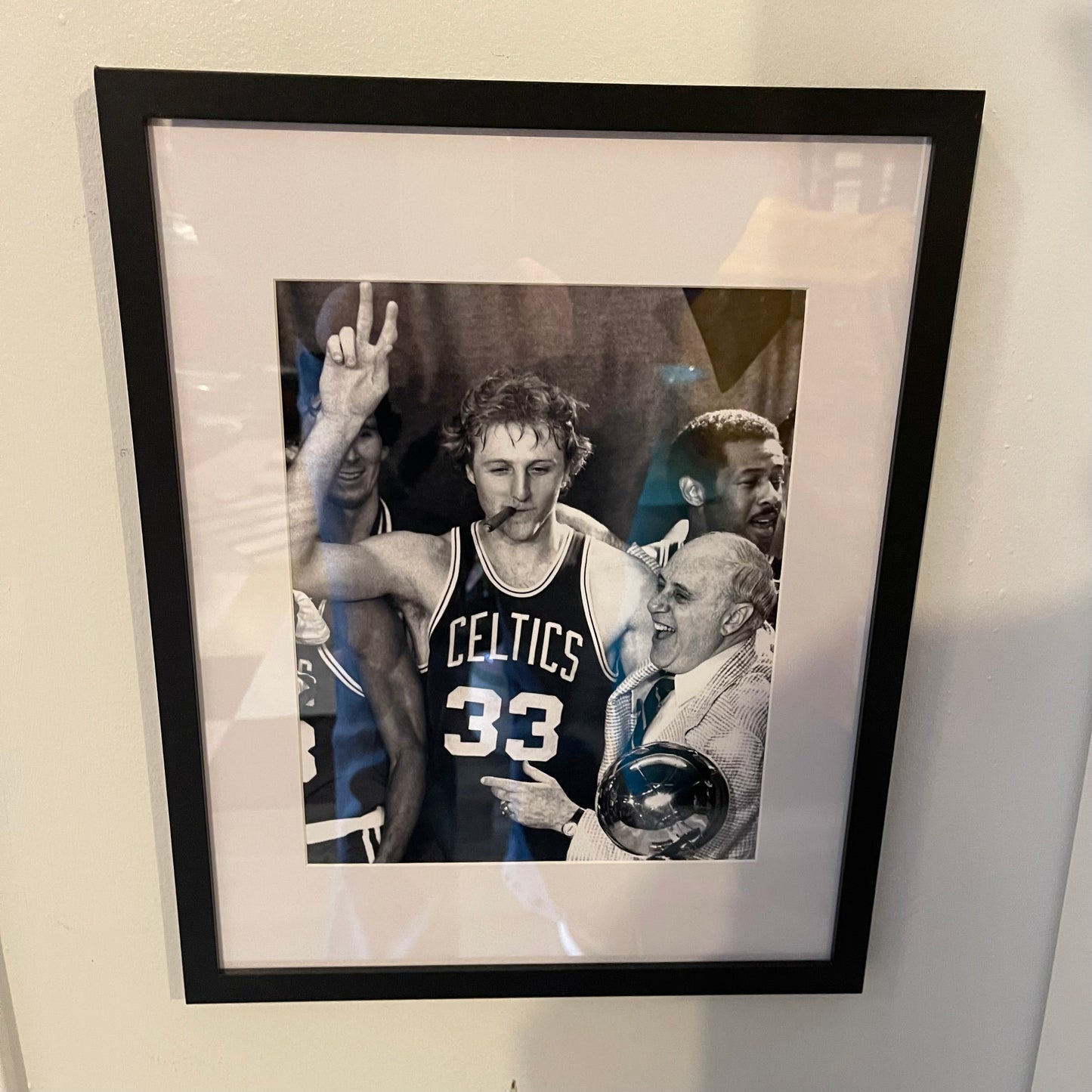 Larry Bird 1981 NBA Champ Framed Photo Print