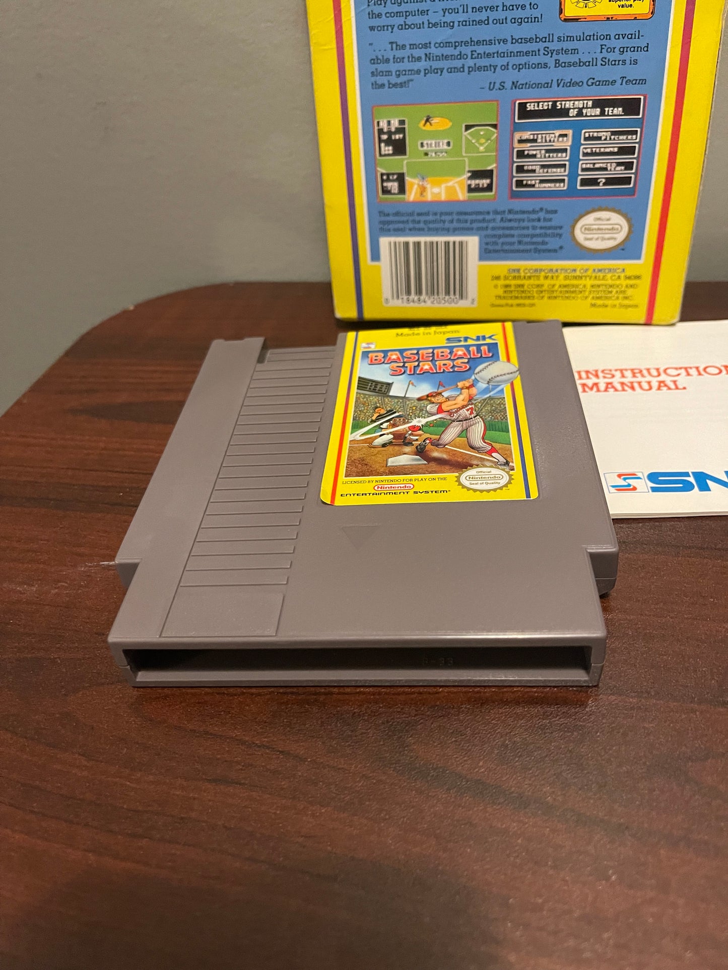 Baseball Stars NES Game