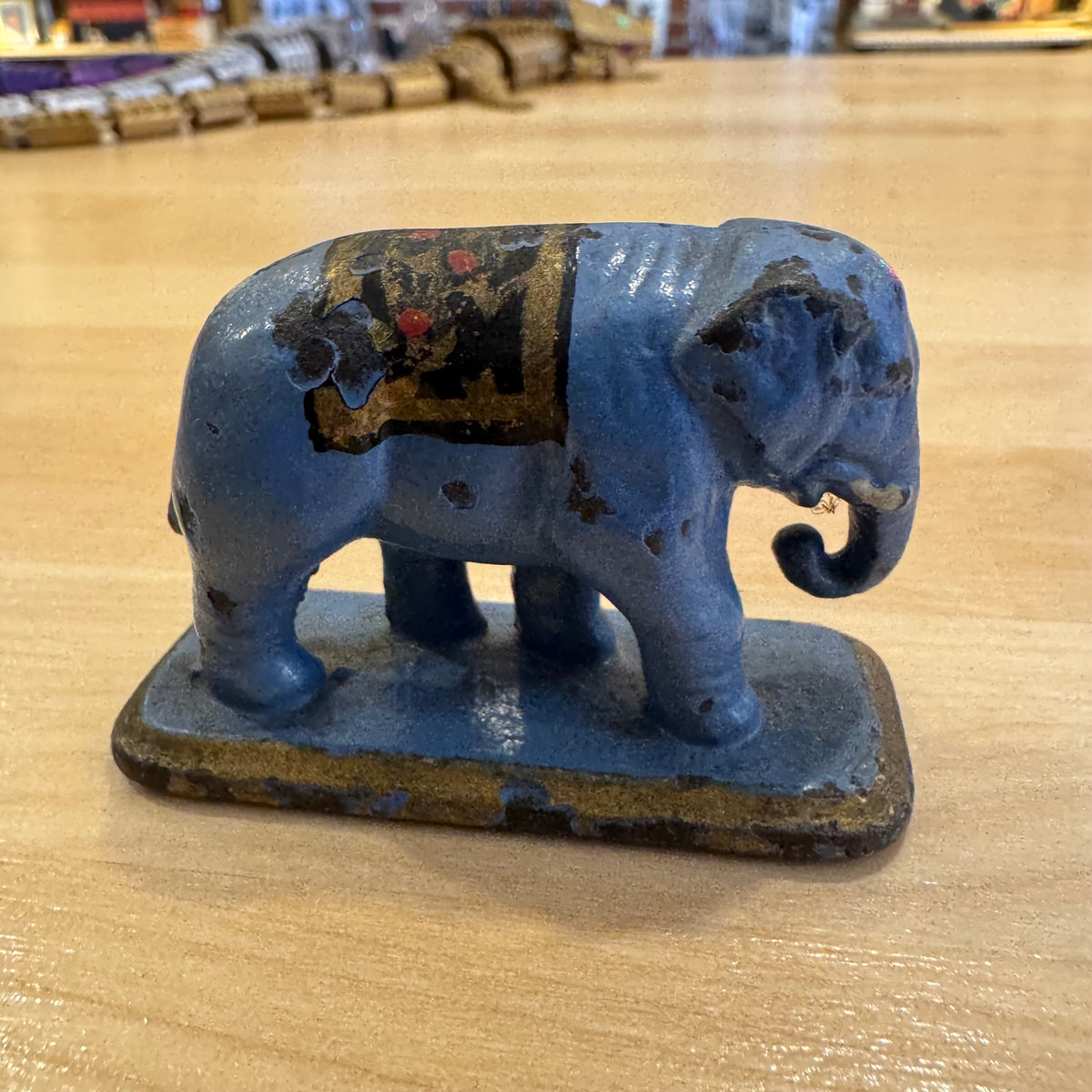 Metal Elephant Figure