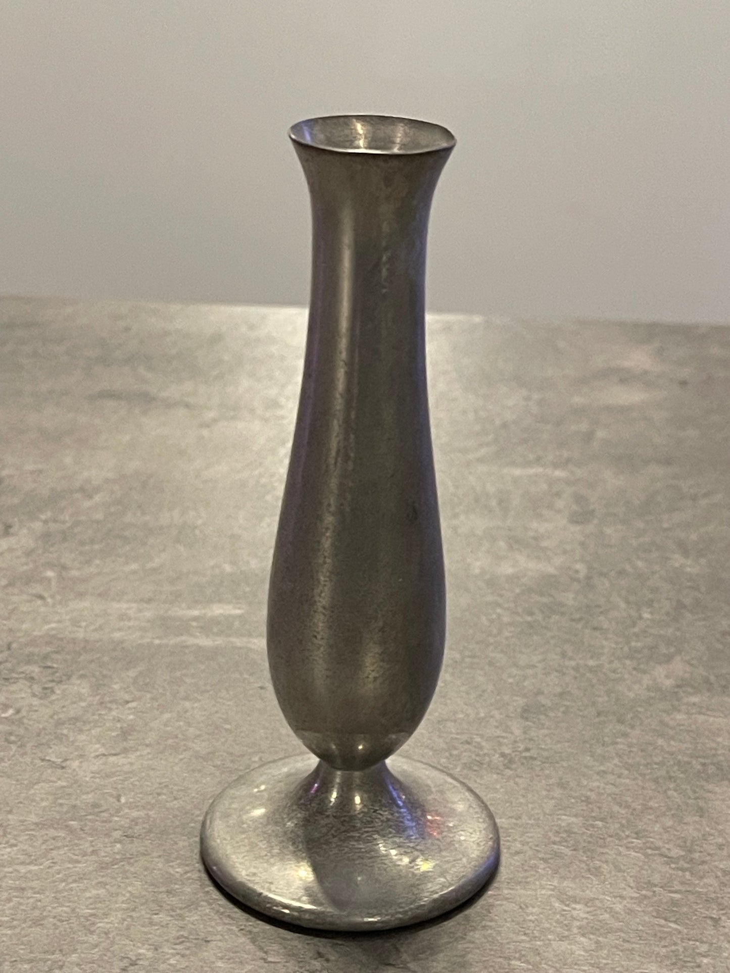 Pewter Bud Vase