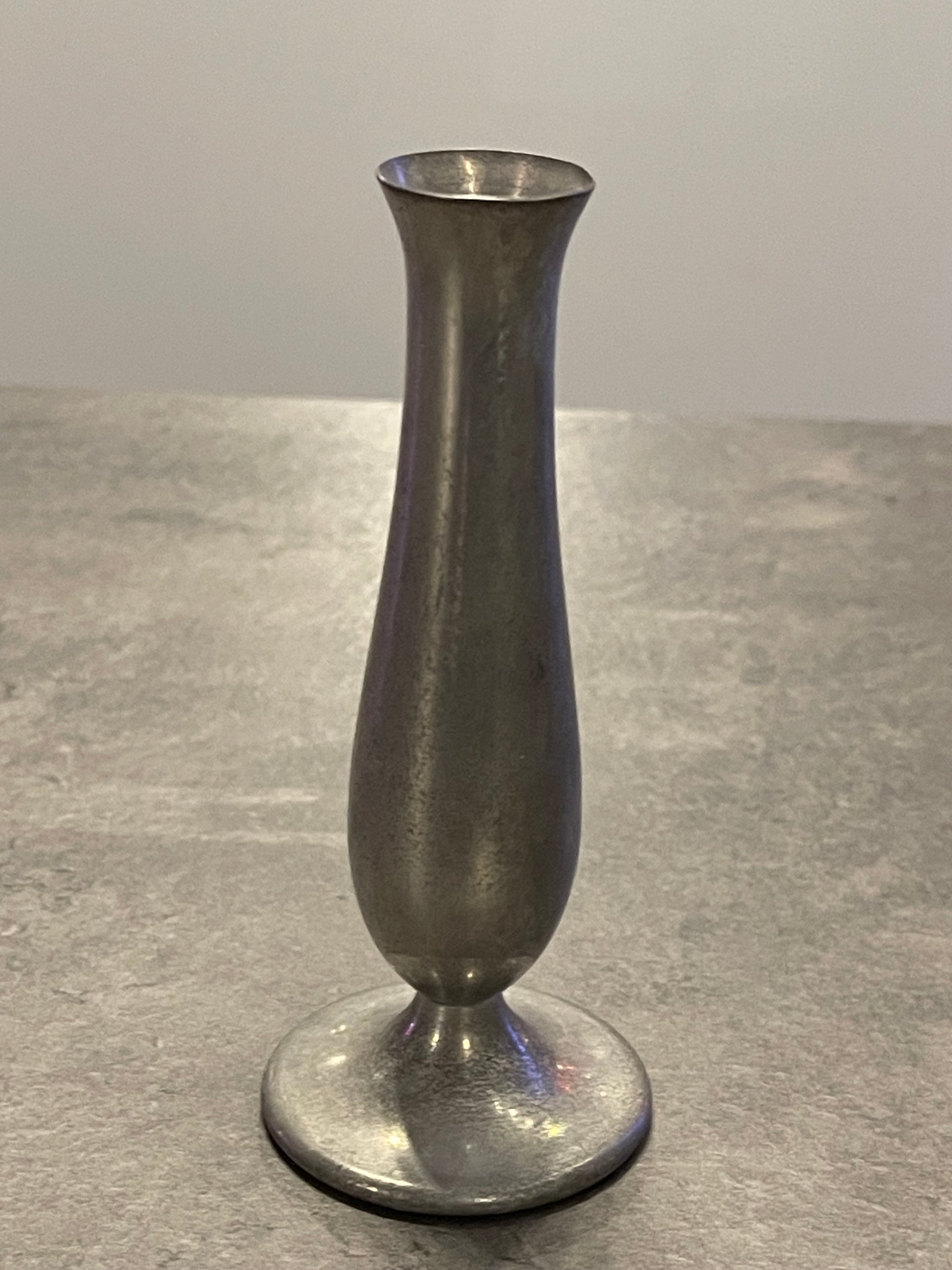 Pewter Bud Vase
