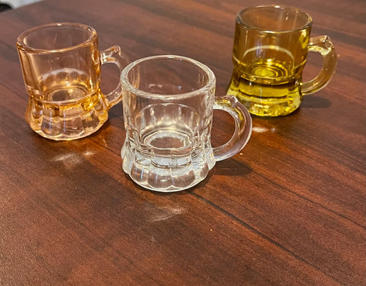 Set of 3 Mini Mug Shot Glasses