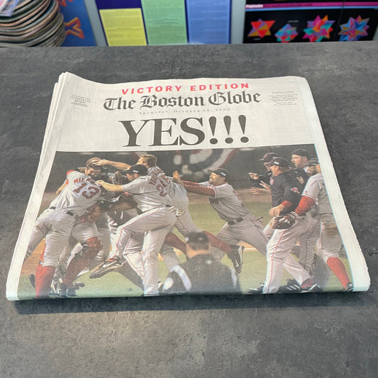 Red Sox World Series Boston Globe