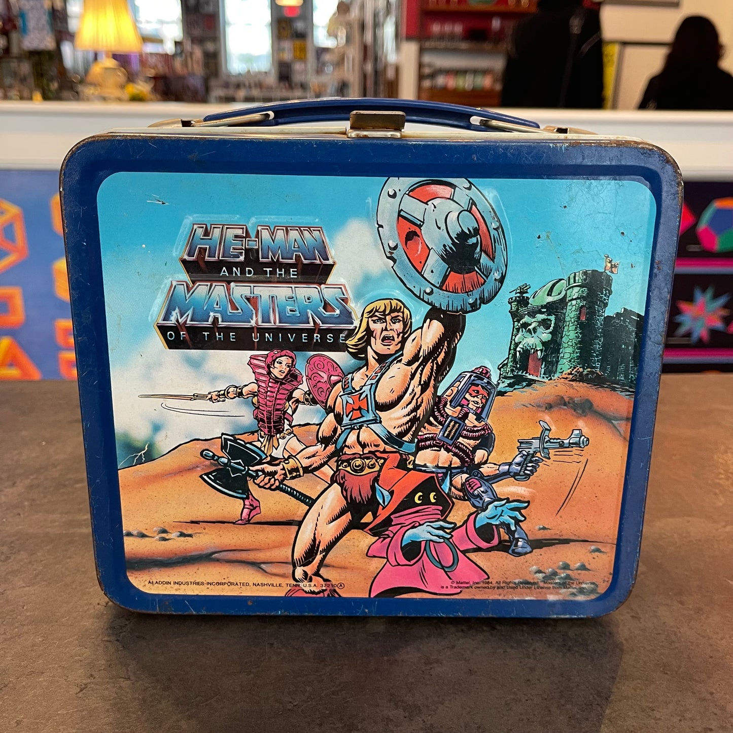 He-Man MOTU Aladdin 1984 Metal Lunchbox