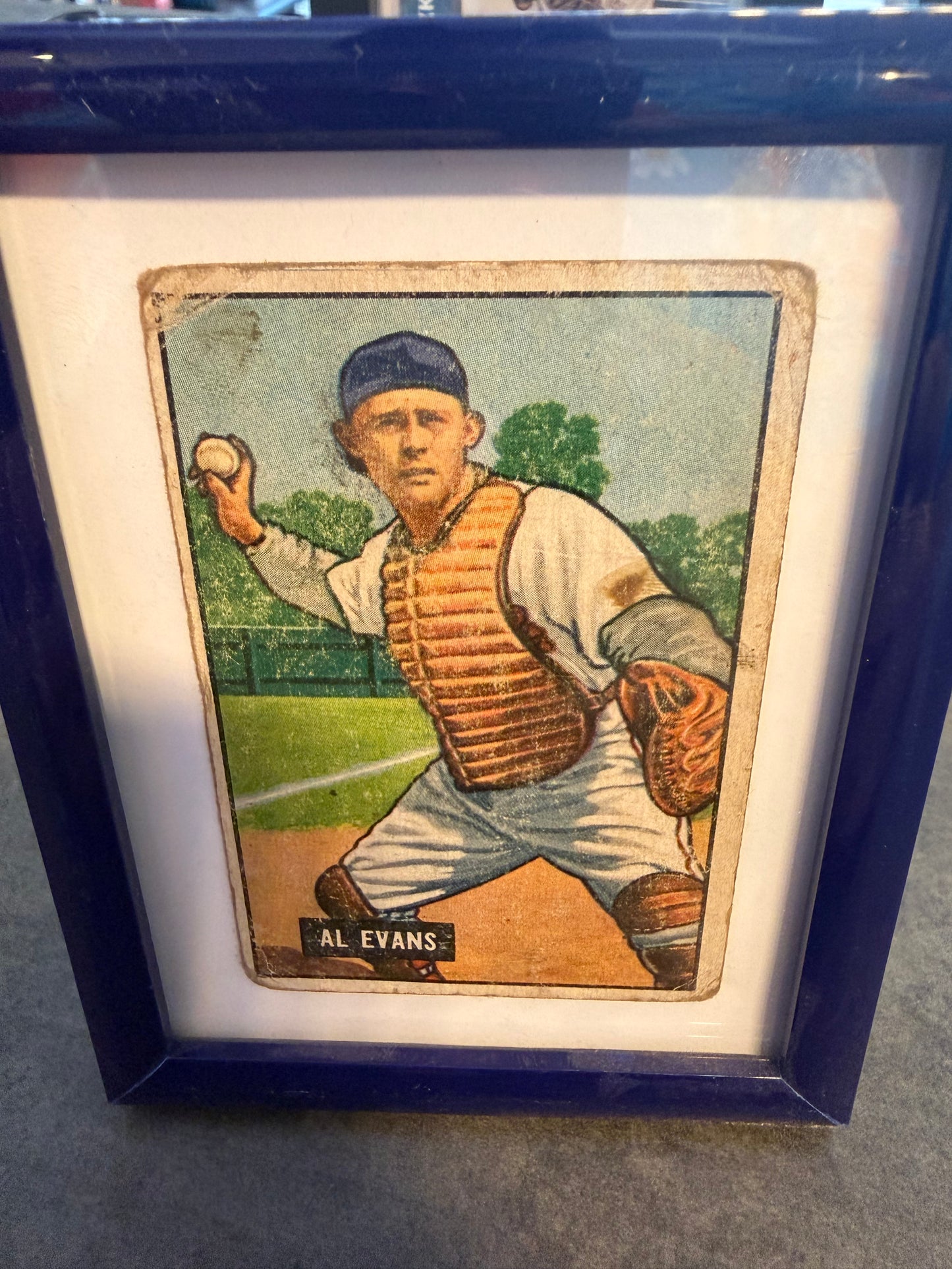 1948 Al Evans Card Framed