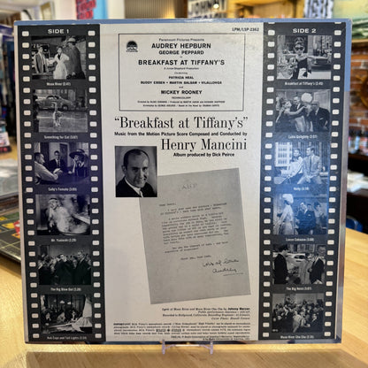 Henry Mancini 'Breakfast At Tiffany's' Vinyl
