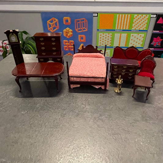 Set of Victorian Doll House Furniture