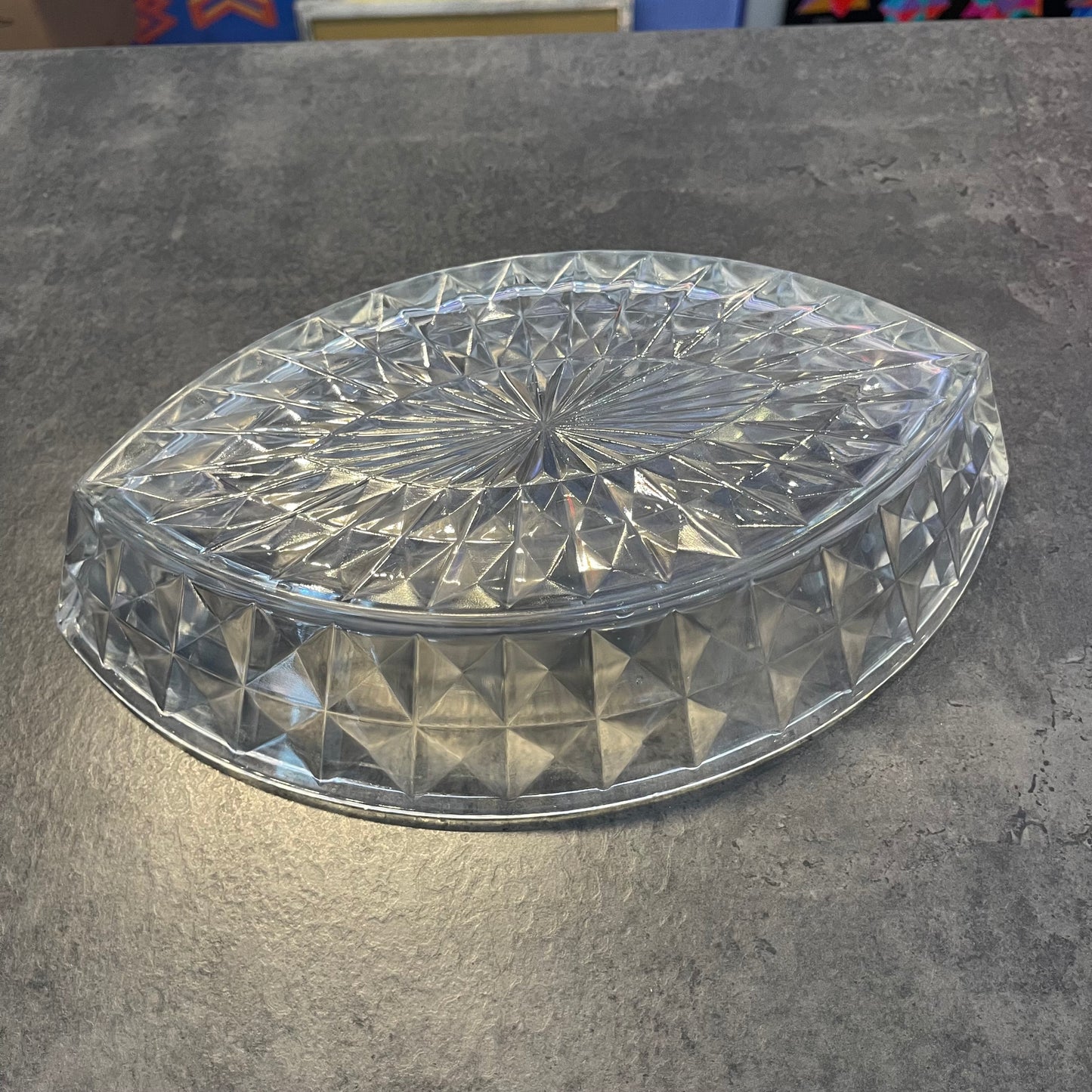 Jeanette Glass Windsor Diamond Bowl