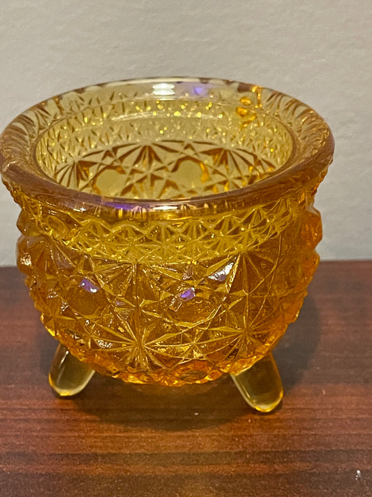 Yellow Glass Cauldron