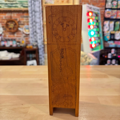 Wooden Hickory Dickory Clock Bank