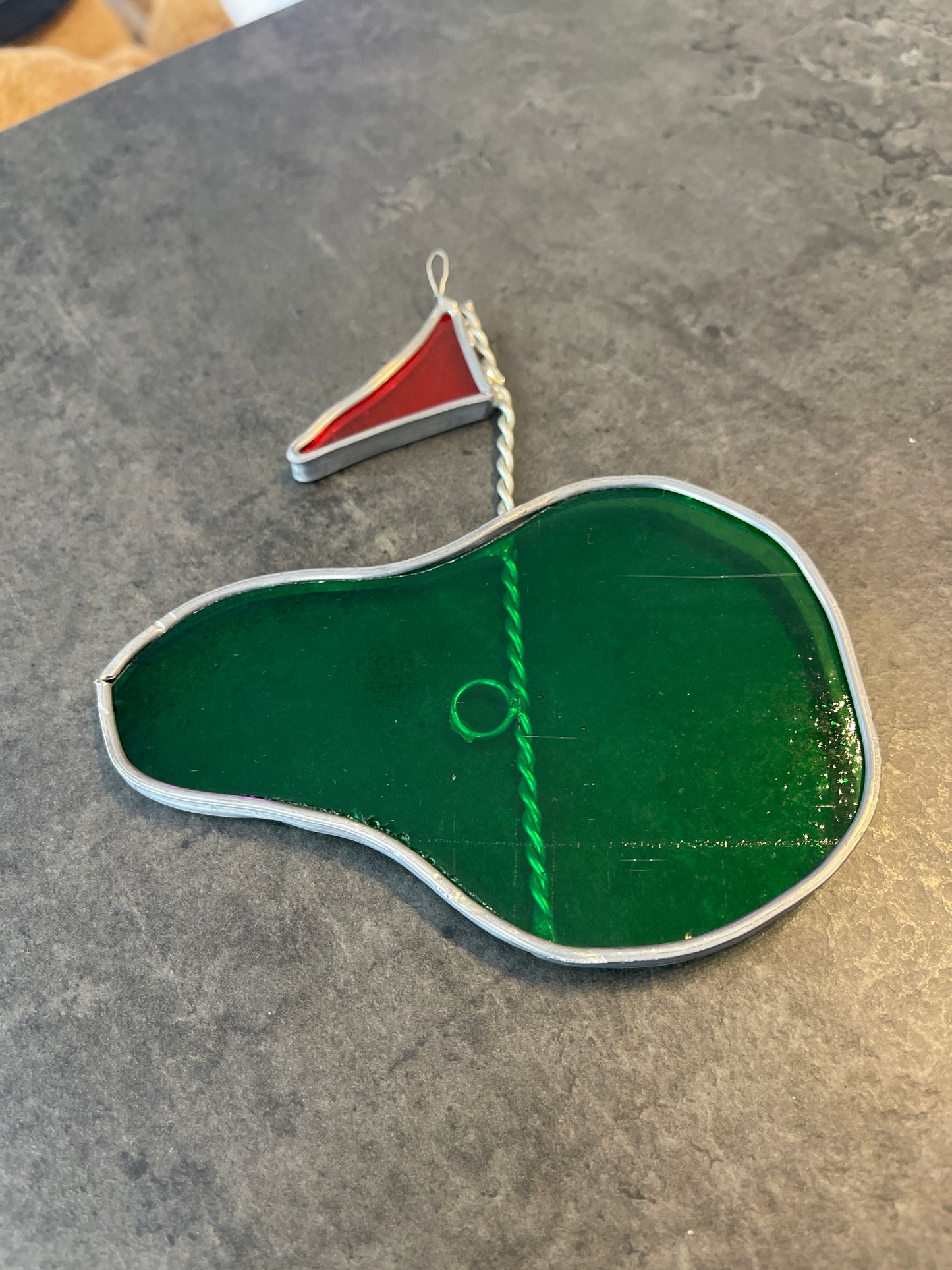 Stained Glass Golf Sun-catcher