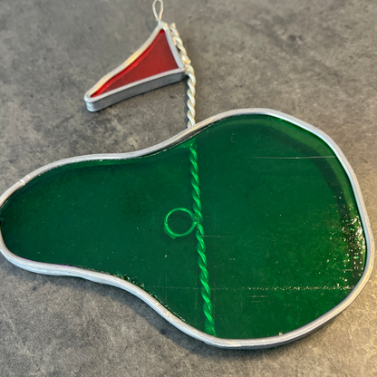 Stained Glass Golf Sun-catcher
