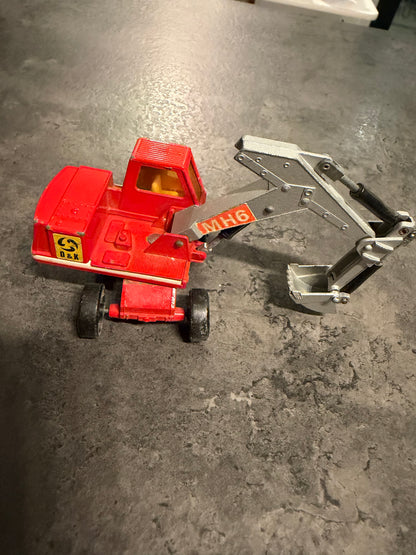 1970 Matchbox Super Kings K-1 Hydraulic Excavator
