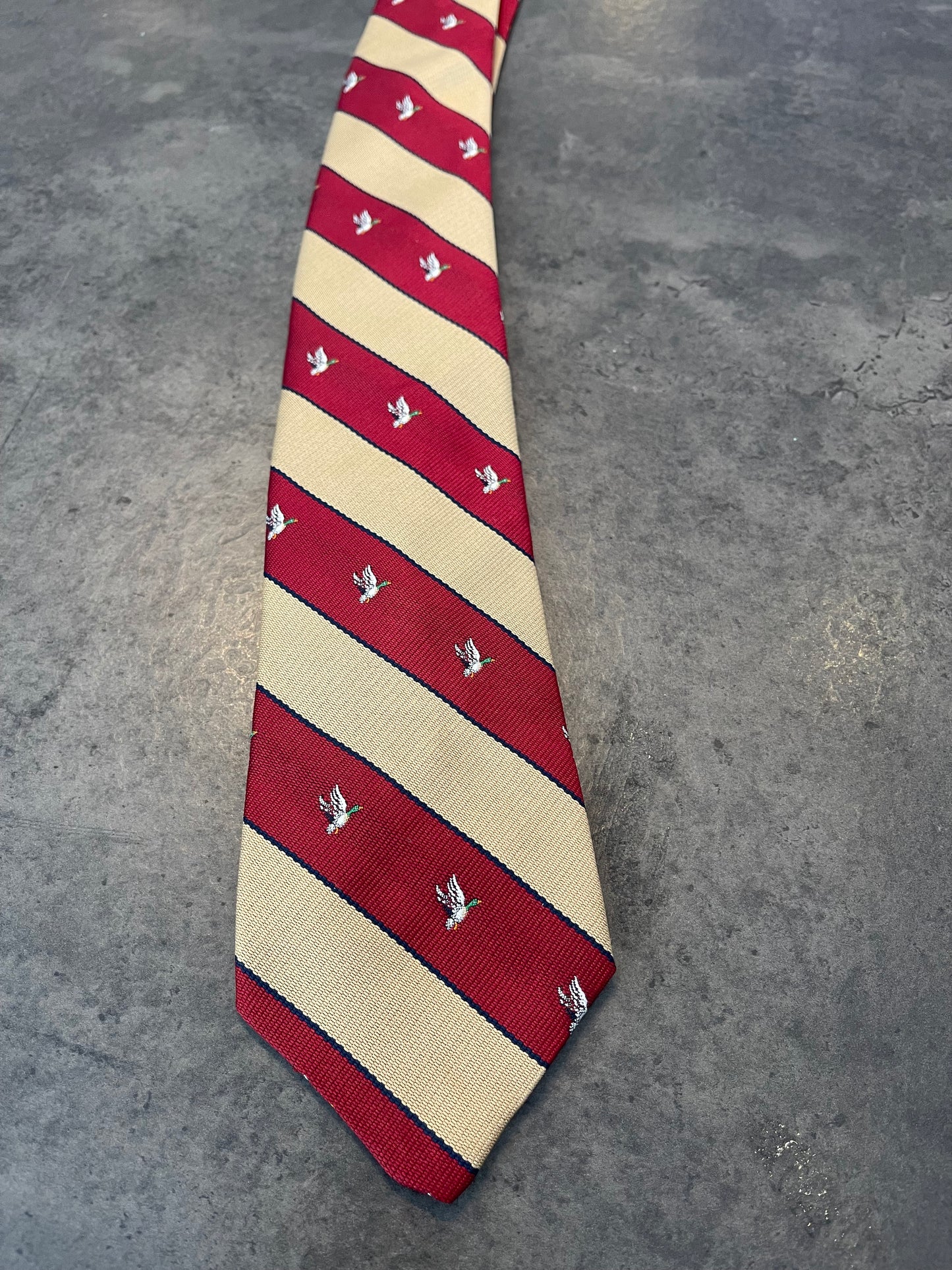 Mens Vintage Necktie Mallards