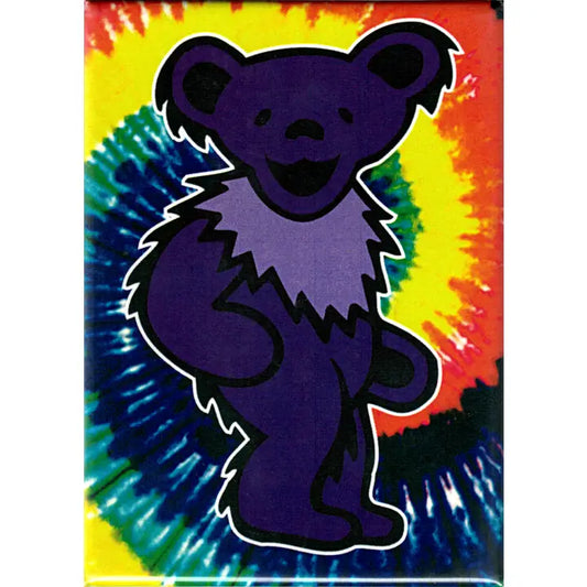 Purple Jerry  Bear Magnet