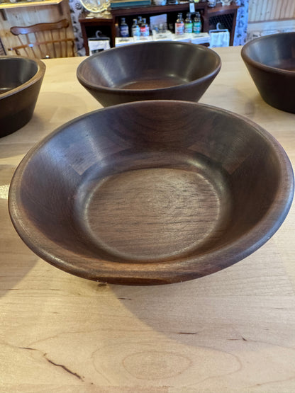 Vermillion Real Walnut Salad Bowls Set of 6
