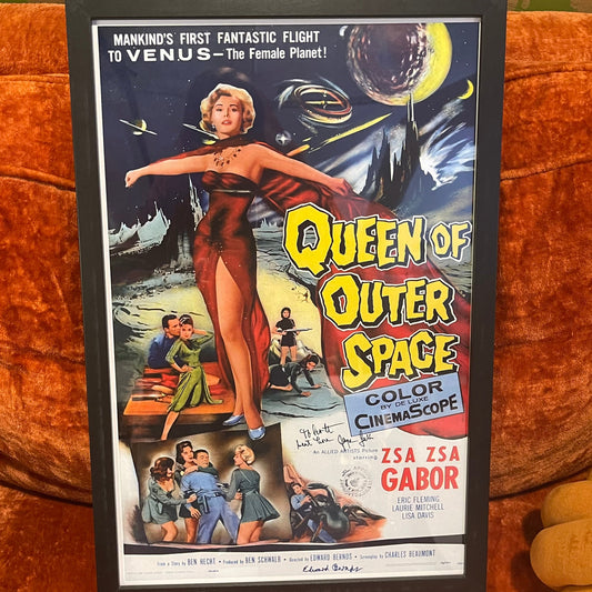 Queen of Outer Space Movie Poster (reprint)