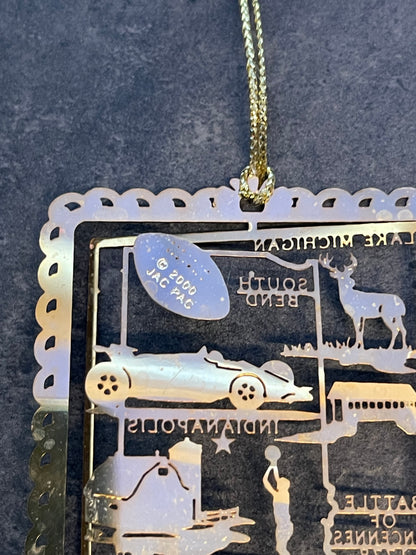 Brass Indiana Ornament