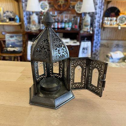 Glass and Metal Lantern