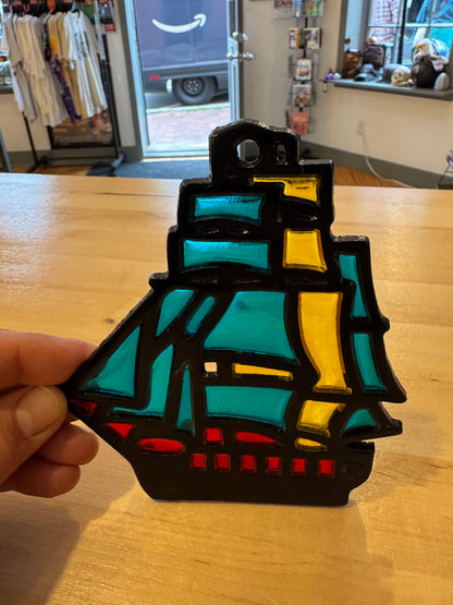 Sun Catcher Clipper Ship Trivet