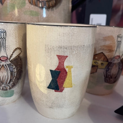 Royal Seely Capri Pitcher with 6 Glasses