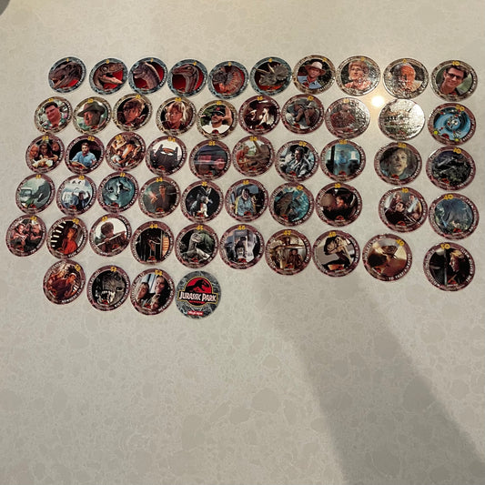 Jurassic Park Milk Caps/Pogs