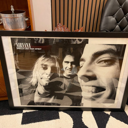 Framed Nirvana Teen Spirit Poster