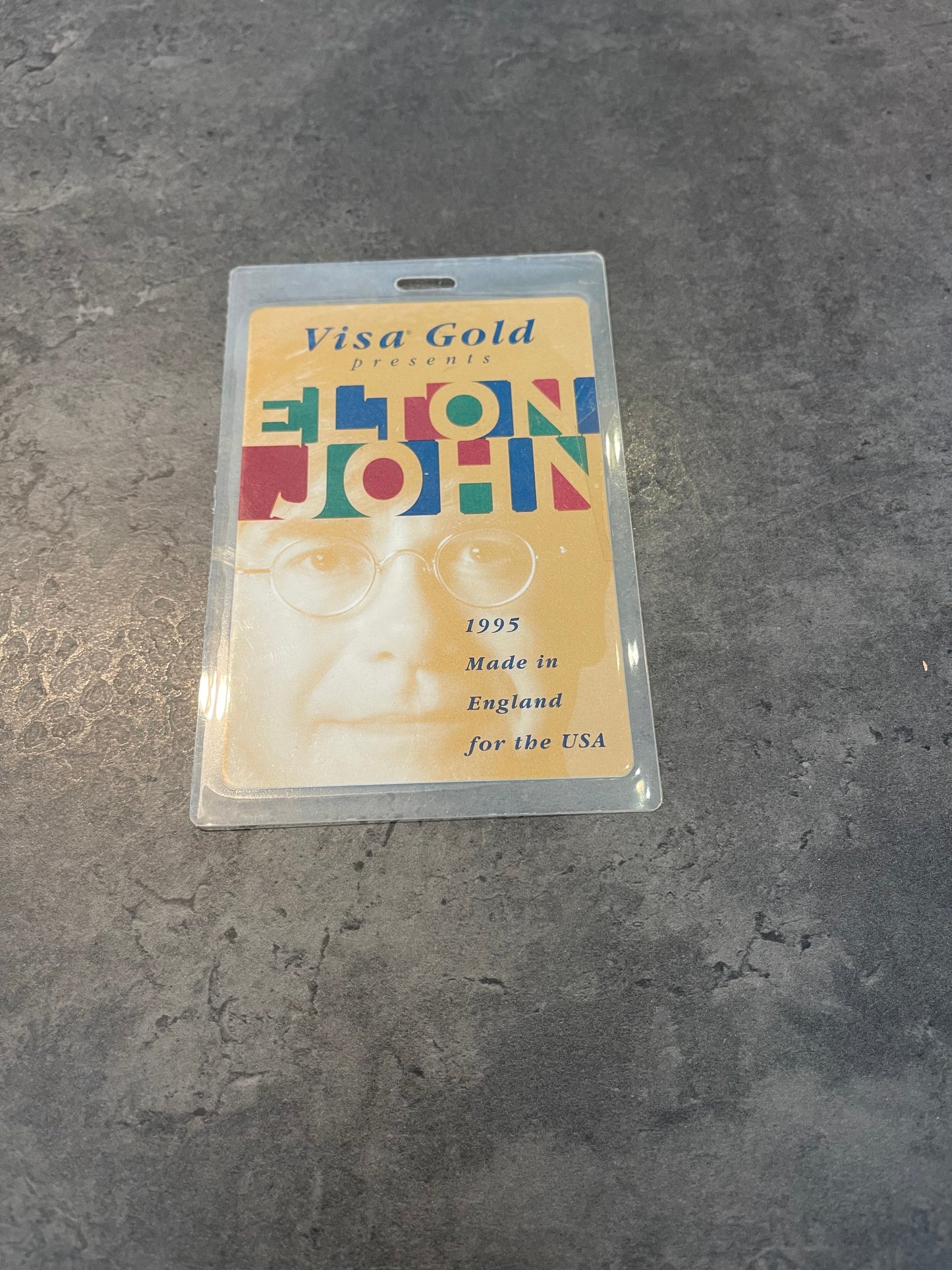Elton John Backstage Passes