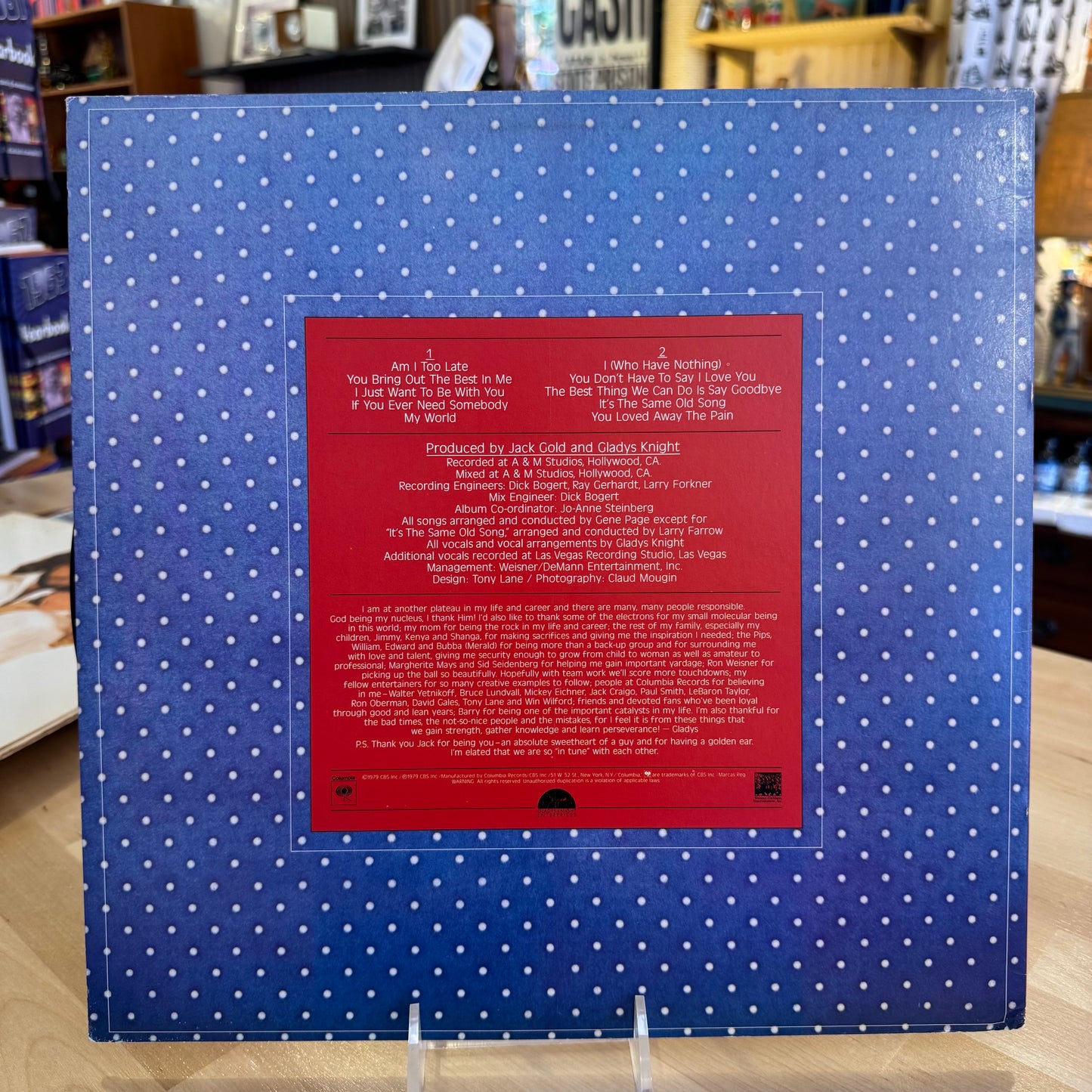 Gladys Knight 'Gladys Knight' Vinyl