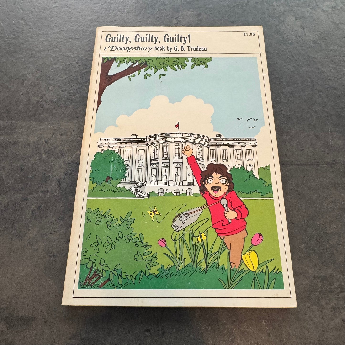 Doonesbury Paperback 1974- "Guilty! Guilty! Guity!" 