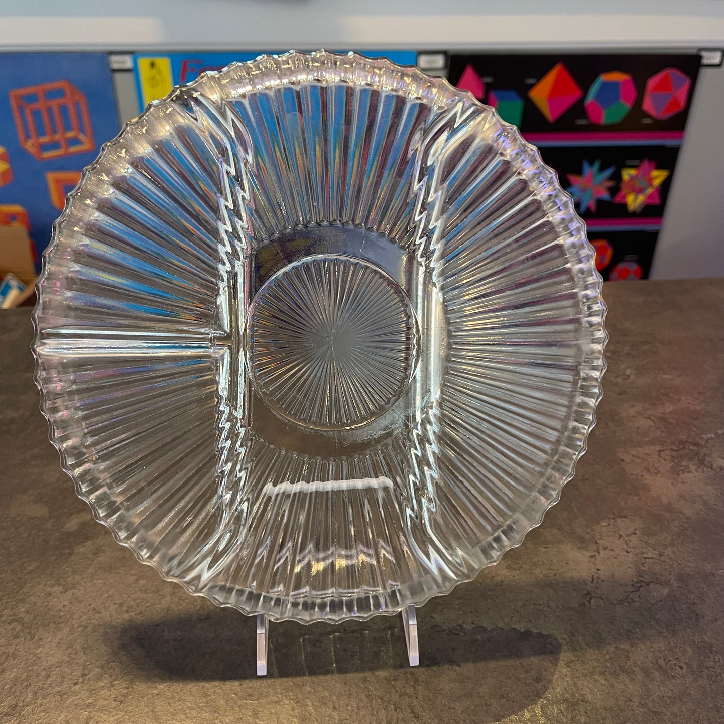 Indiana Glass Divided Relish Dish