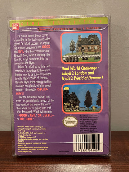 Dr. Jekyll and Mr. Hyde NES Game Complete