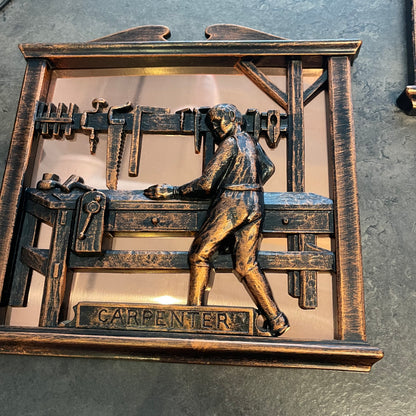 Copper Wall Tradesman Plaque