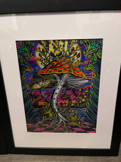 Framed 3D Lenticular Print