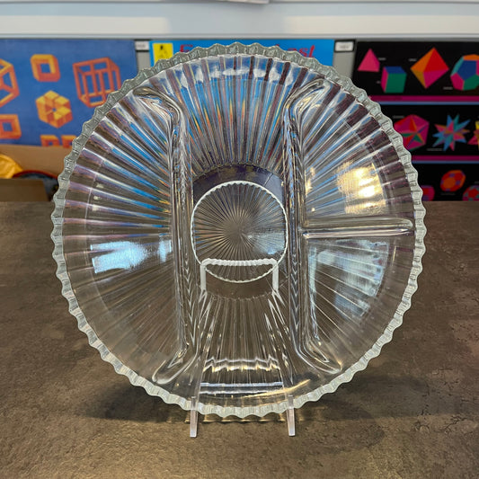 Indiana Glass Divided Relish Dish