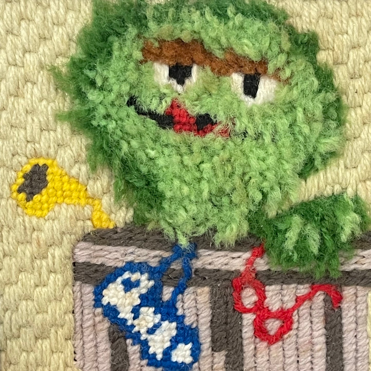 Oscar the Grouch Crewel