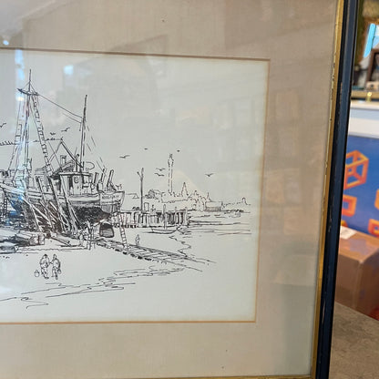 Harvey Dodd Framed Art  - Dock
