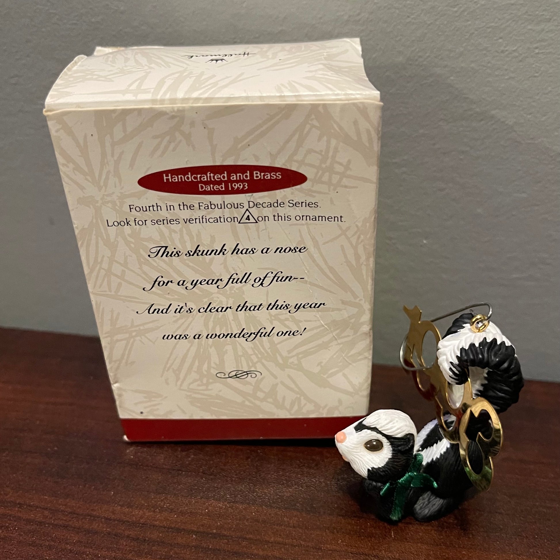 Hallmark 1993 Fabulous Decade Ornament