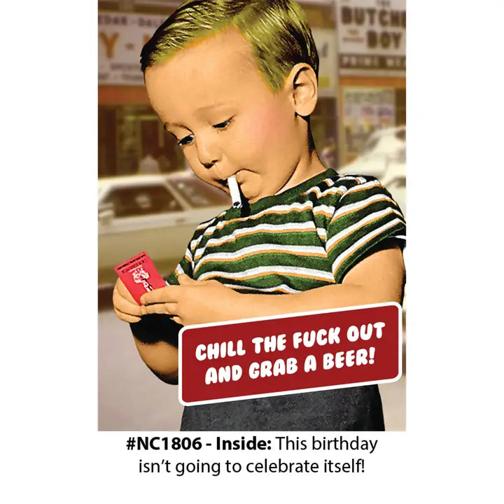 Chill Out Birthday Card